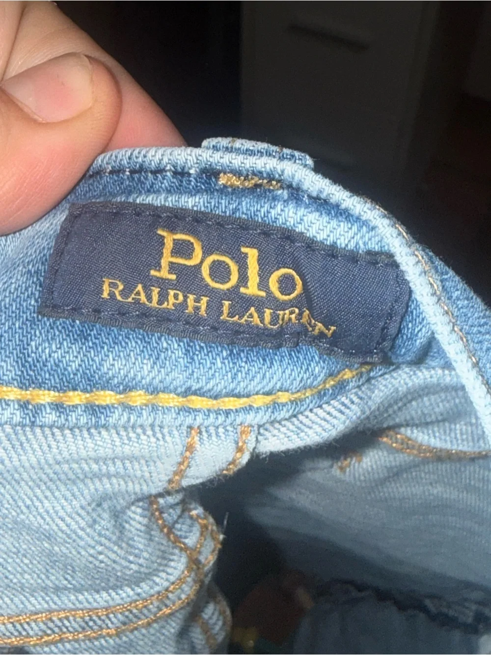 Ralph Lauren Light Blue Straight Leg Jeans